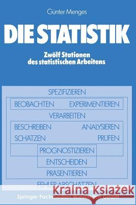Die Statistik: Zwölf Stationen Des Statistischen Arbeitens Menges, Günter 9783409270748 Springer