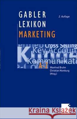 Gabler Lexikon Marketing Bruhn, Manfred 9783409299718 Gabler Verlag