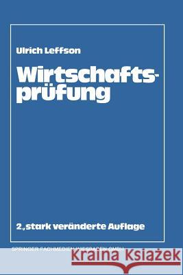 Wirtschaftsprüfung Leffson, Ulrich 9783409350723 Gabler Verlag