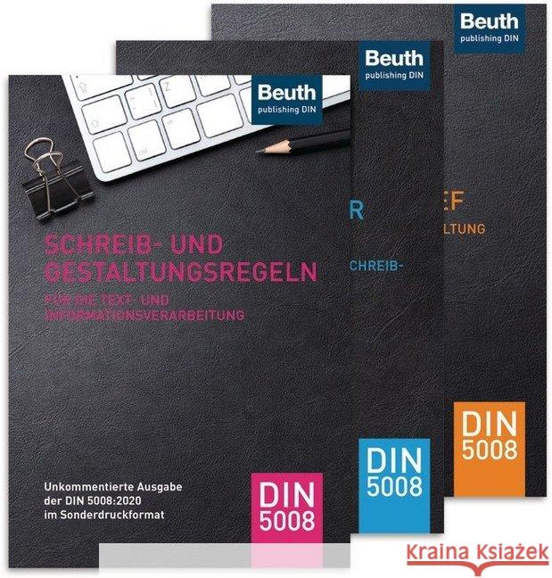 DIN 5008 - Das Praxispaket : Sonderdruck der Norm - Kommentar mit FAQ - Praxishilfe Geschäftsbrief Grün, Karl; Mathea, Siegfried; Schulz, Gundula 9783410298779