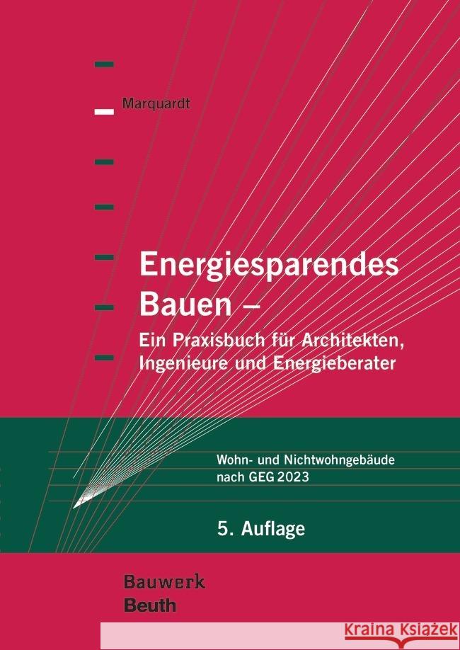 Energiesparendes Bauen Marquardt, Helmut 9783410314974