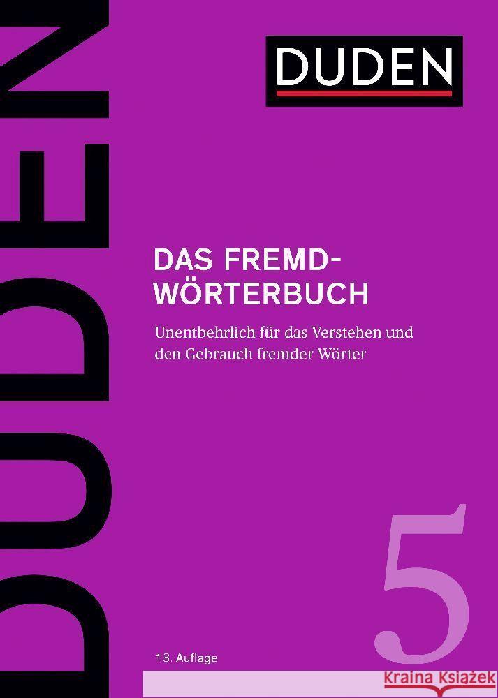 Das Fremdwörterbuch Dudenredaktion 9783411040636 Duden