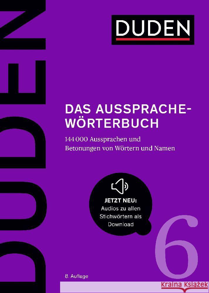 Duden - Das Aussprachewörterbuch Kleiner, Stefan, Knöbl, Ralf 9783411040681 Duden