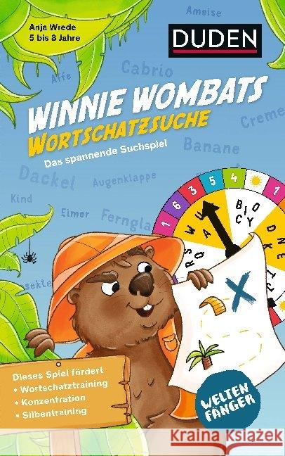 Weltenfänger: Winnie Wombats Wortschatzsuche (Kinderspiel) : Das spannende Suchspiel Wrede, Anja 9783411702725 Duden