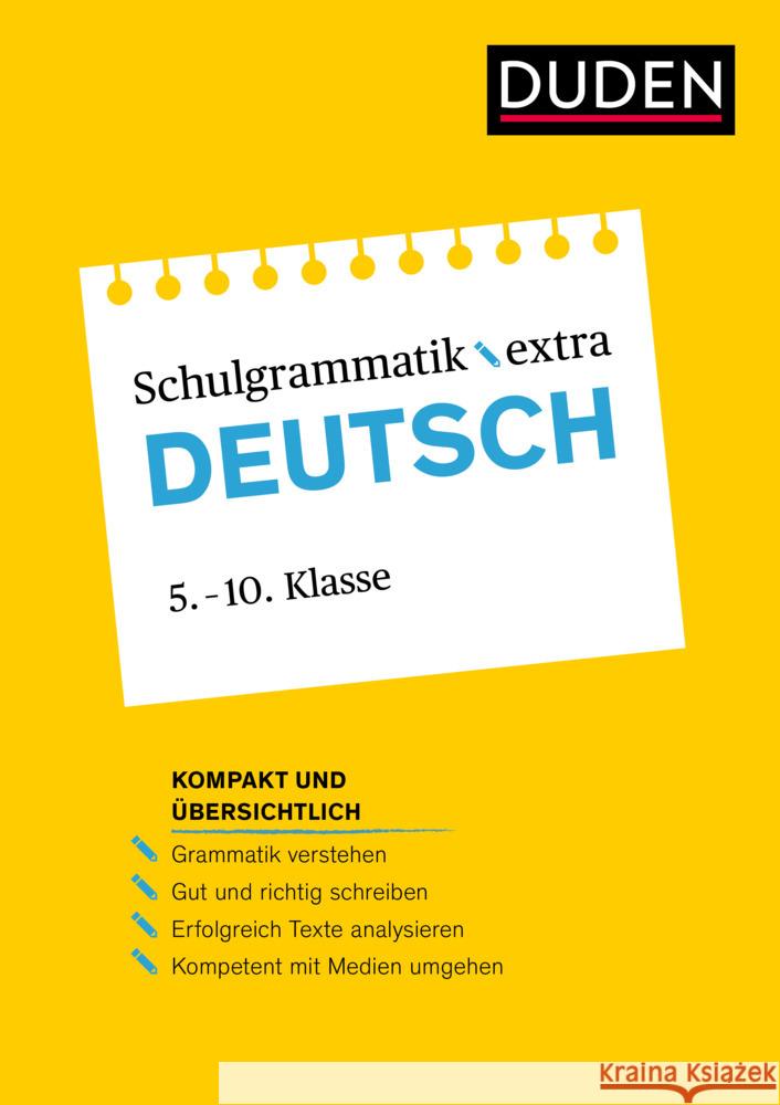 Duden Schulgrammatik extra - Deutsch Bornemann, Monika 9783411719976