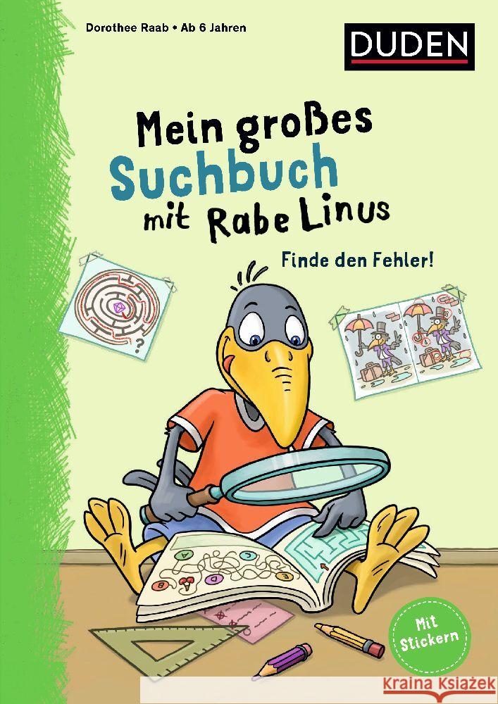 Mein großes Suchbuch mit Rabe Linus Raab, Dorothee 9783411720002 Duden