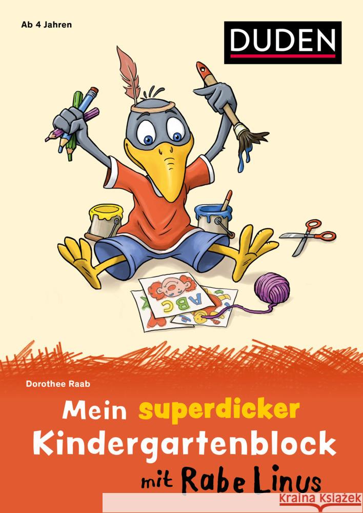 Mein superdicker Kindergartenblock mit Rabe Linus Raab, Dorothee 9783411720064 Duden