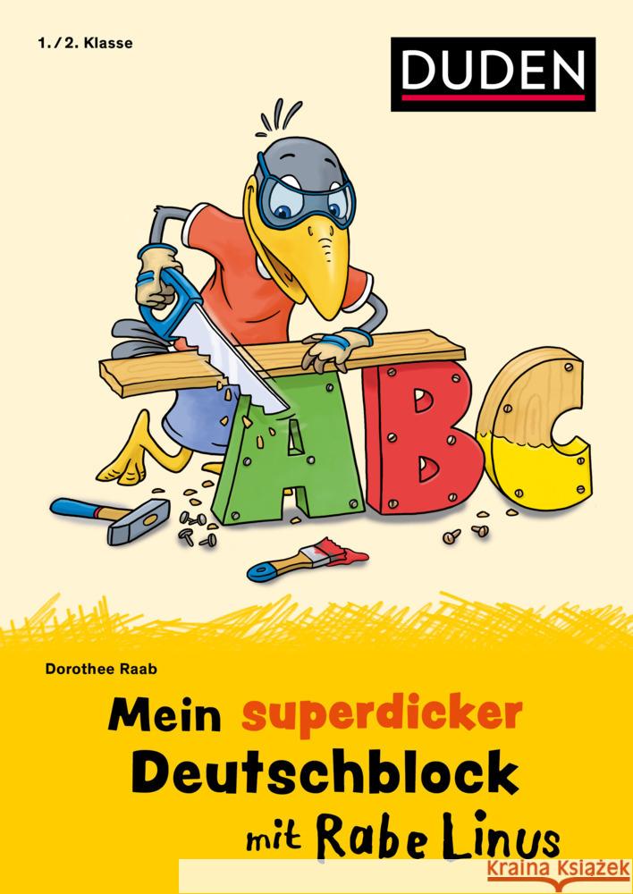 Mein superdicker Deutschblock mit Rabe Linus Raab, Dorothee 9783411720071