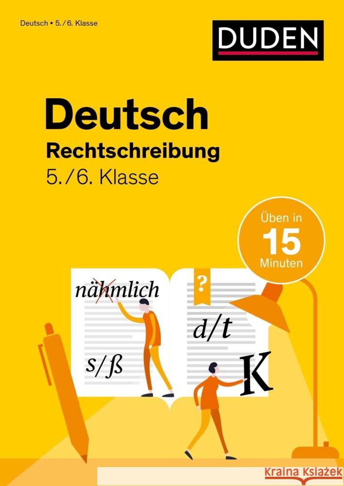 Deutsch üben in 15 Minuten - Rechtschreibung 5./6. Klasse Clausen, Marion 9783411720156