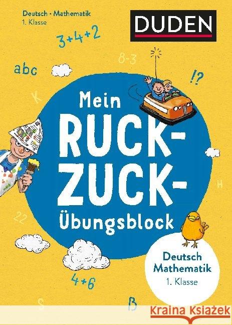 Mein Ruckzuck-Übungsblock Deutsch/Mathematik 1. Klasse Fahlbusch, Claudia 9783411721184