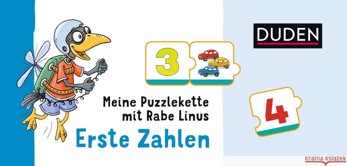 Meine Puzzlekette mit Rabe Linus - Erste Zahlen (Kinderspiel)  9783411727865 Duden