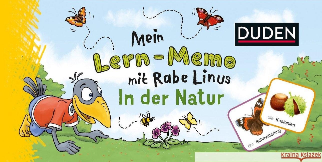 Mein Lern-Memo mit Rabe Linus - In der Natur (Kinderspiel) Raab, Dorothee 9783411727889