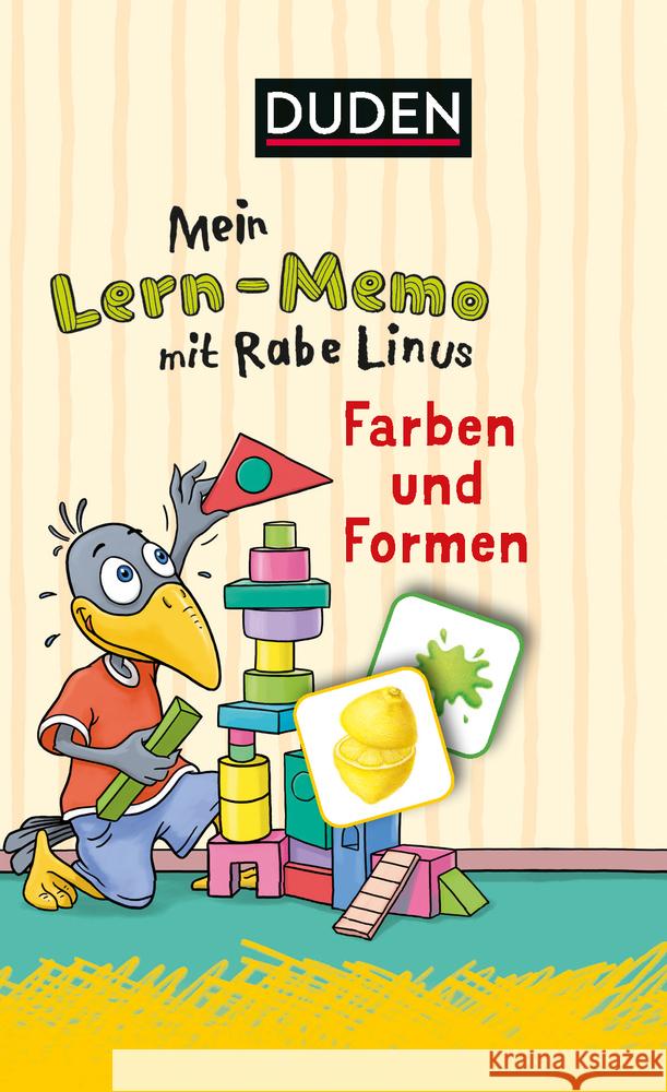 Mein Lern-Memo mit Rabe Linus - Farben und Formen (Kinderspiele) Raab, Dorothee 9783411727964