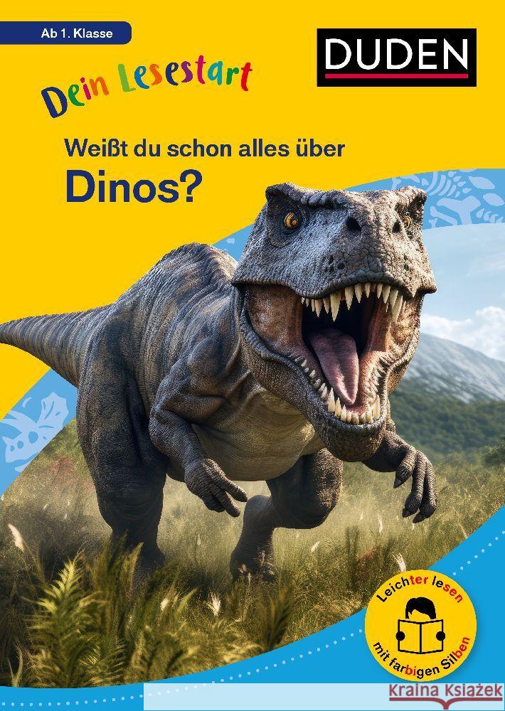 Dein Lesestart: Weißt du schon alles über Dinos? Ab 1. Klasse Seeberg, Helen 9783411733002