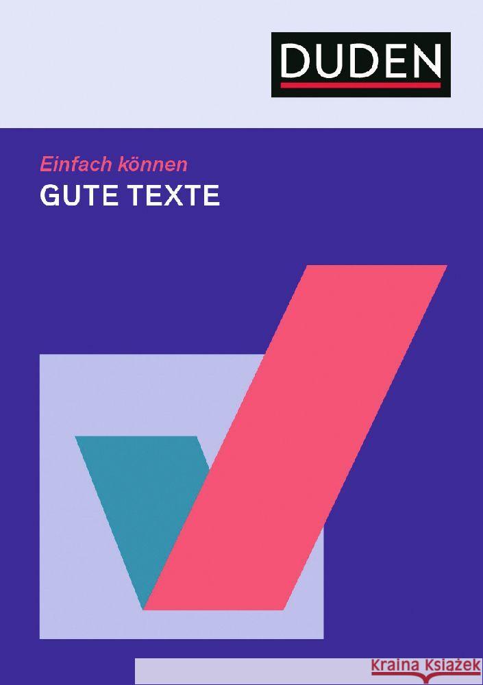 Einfach können - Gute Texte Ernst, Anke 9783411756957