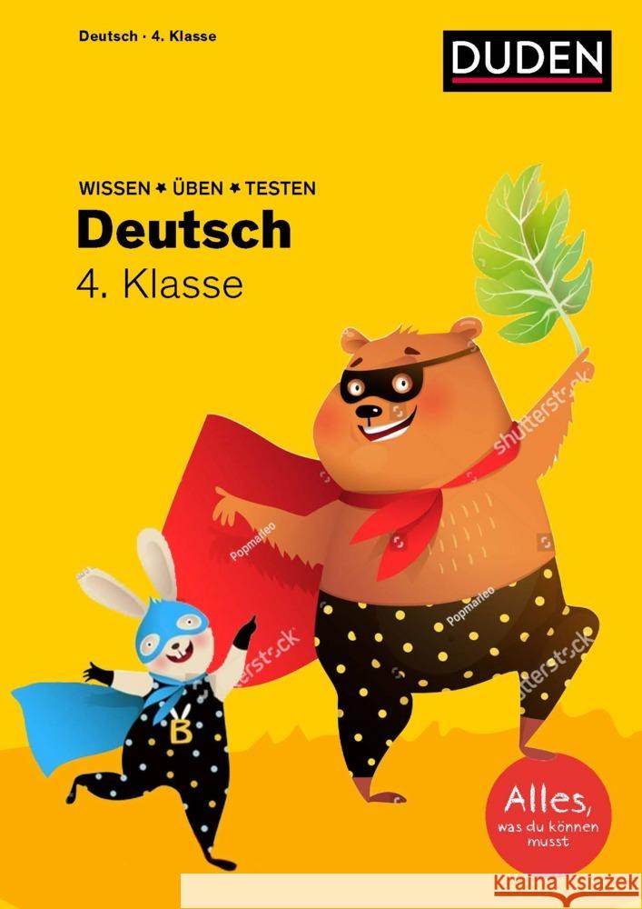 Wissen - Üben - Testen: Deutsch 4. Klasse Holzwarth-Raether, Ulrike, Neidthardt, Angelika, Raether, Annette 9783411772032