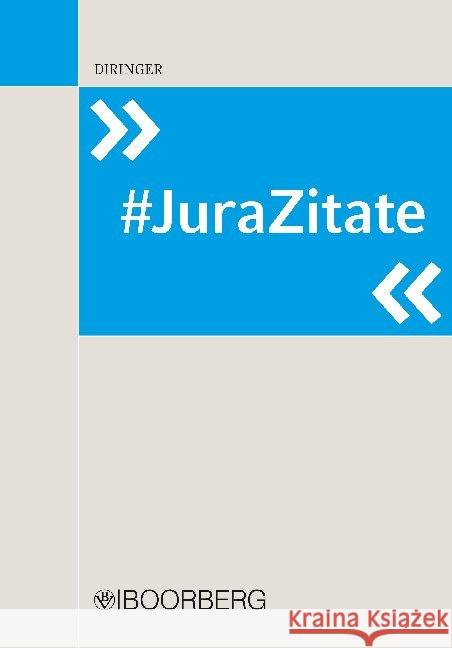 #JuraZitate Diringer, Arnd 9783415063853 Boorberg