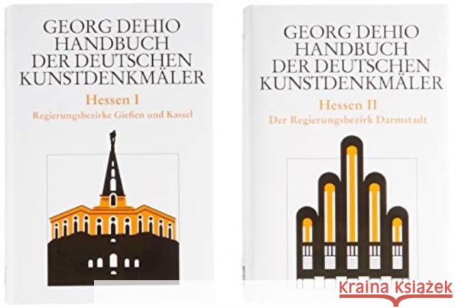 Dehio - Handbuch der deutschen Kunstdenkmäler / Hessen Bd. 1+ 2, 2 Teile : Sonderausgabe Dehio Vereinigung e.V. 9783422982154 De Gruyter (JL)