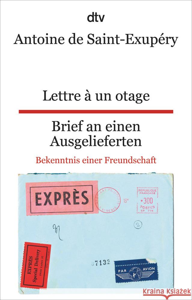 Lettre à un otage Brief an einen Ausgelieferten Saint-Exupéry, Antoine de 9783423095570