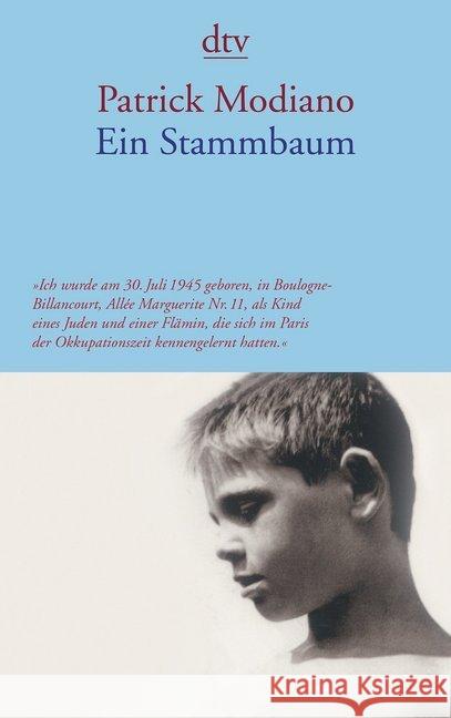 Ein Stammbaum Modiano, Patrick 9783423144353