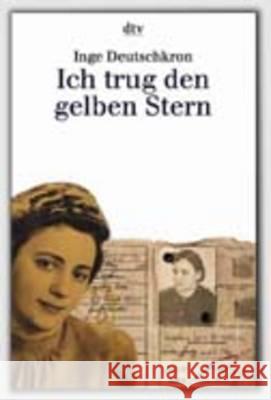 Dtv: Ich Trug Den Gelben Stern I Deutschkron 9783423300001 Deutscher Taschenbuch Verlag GmbH & Co.