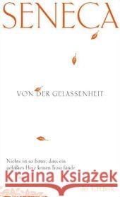 Von der Gelassenheit Seneca Zimmermann, Bernhard  9783423346474 DTV