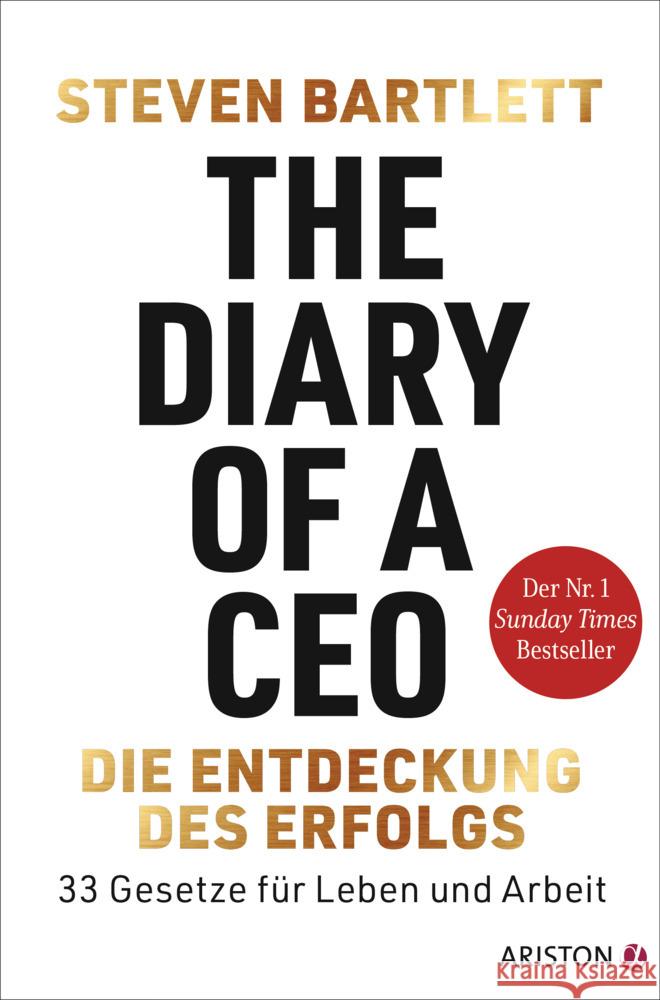 The Diary of a CEO - Die Entdeckung des Erfolgs Bartlett, Steven 9783424202953 Ariston