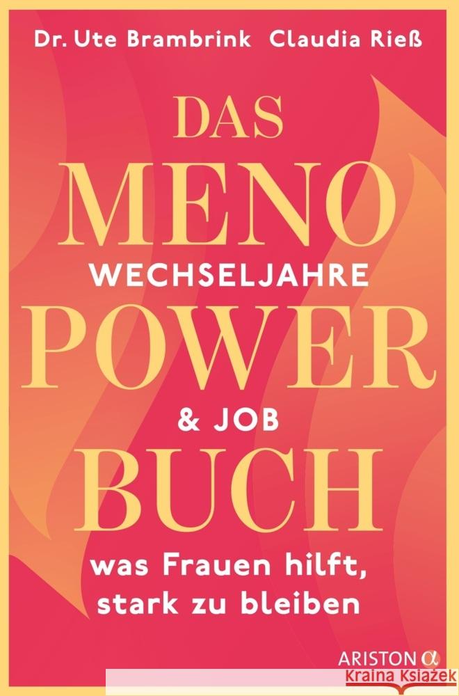 Das Menopower-Buch Brambrink, Ute, Rieß, Claudia 9783424203257