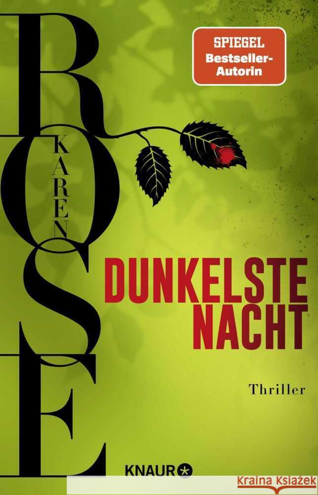 Dunkelste Nacht Rose, Karen 9783426217825