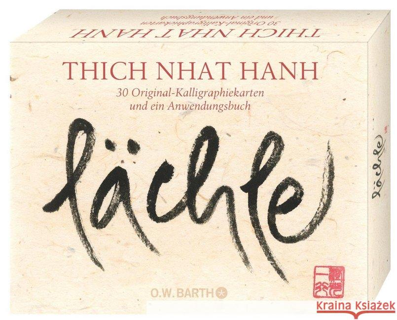 Lächle : 30 Original-Kalligraphiekarten und ein Anwendungsbuch Thich Nhat Hanh 9783426292662