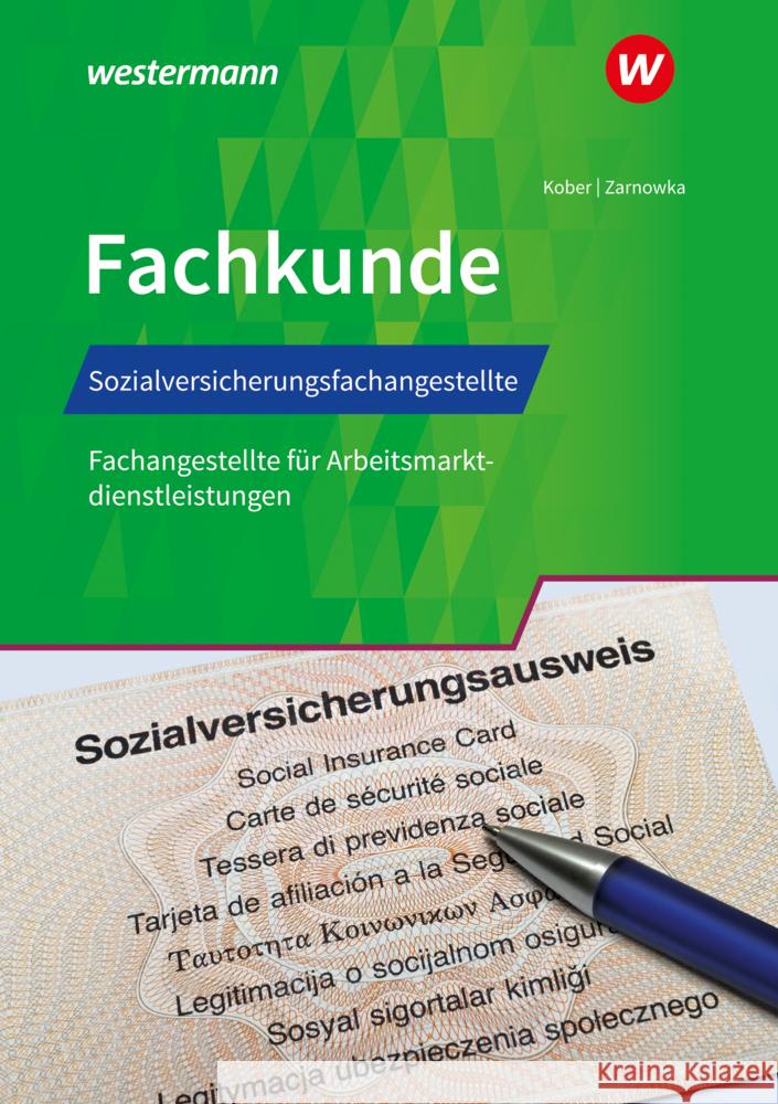 Sozialversicherungsfachangestellte/Fachangestellte für Arbeitsmarktdienstleistungen Zarnowka, Barbara, Kober, Martina 9783427044154 Bildungsverlag EINS