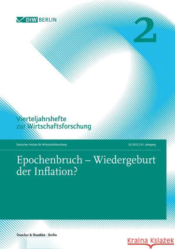Epochenbruch - Wiedergeburt der Inflation?  9783428187454 Duncker & Humblot
