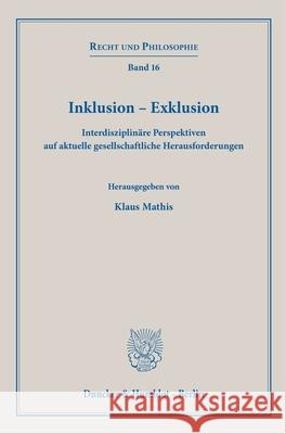 Inklusion - Exklusion  9783428191840 Duncker & Humblot