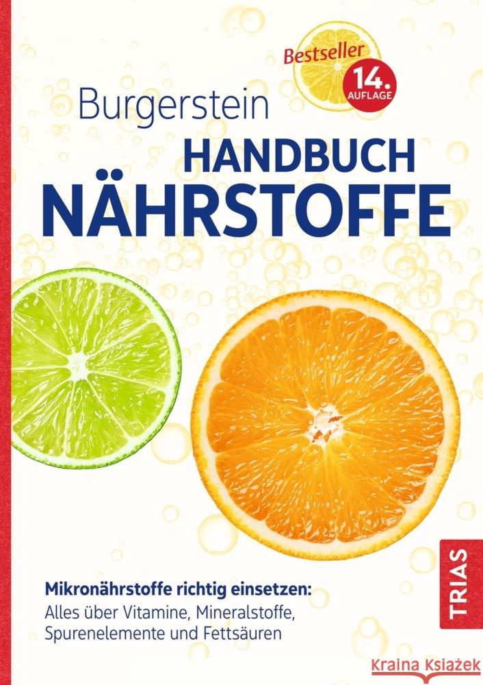 Burgerstein Handbuch Nährstoffe Burgerstein Foundation, Schurgast, Hugo, Zimmermann, Michael B. 9783432115887