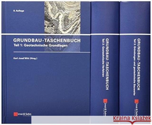 Grundbau-Taschenbuch, 3 Bde.  9783433031544 