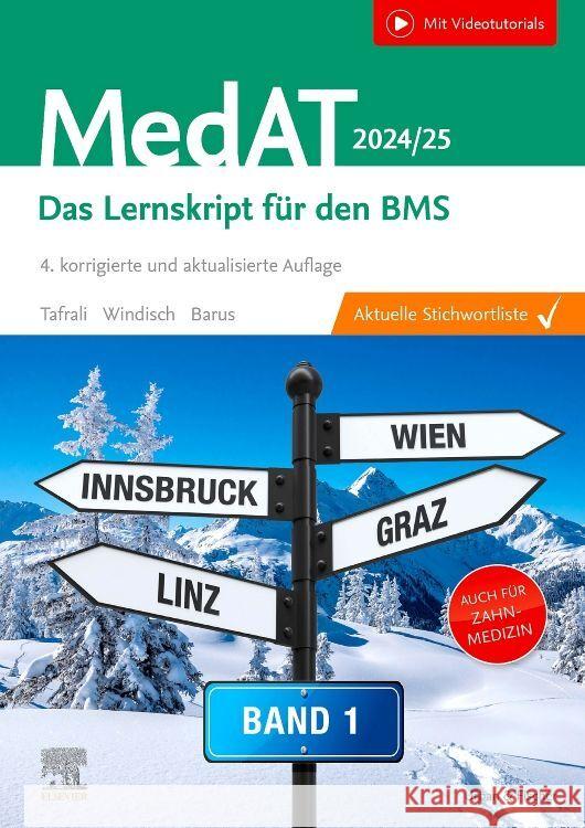 MedAT 2024/25 - Band 1 Tafrali, Deniz, Windisch, Paul Yannick, Barus, Sinan 9783437440366 Elsevier, München