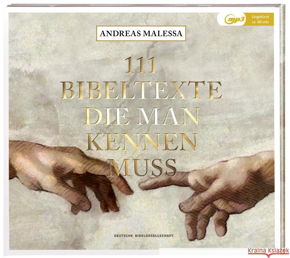 111 Bibeltexte die man kennen muss, MP3-CD Malessa, Andreas 9783438022646