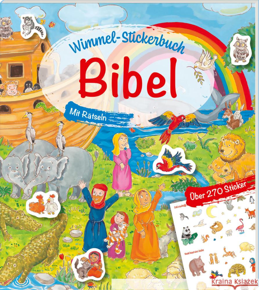 Wimmel-Stickerbuch Bibel Schirmer, Melissa 9783438045515