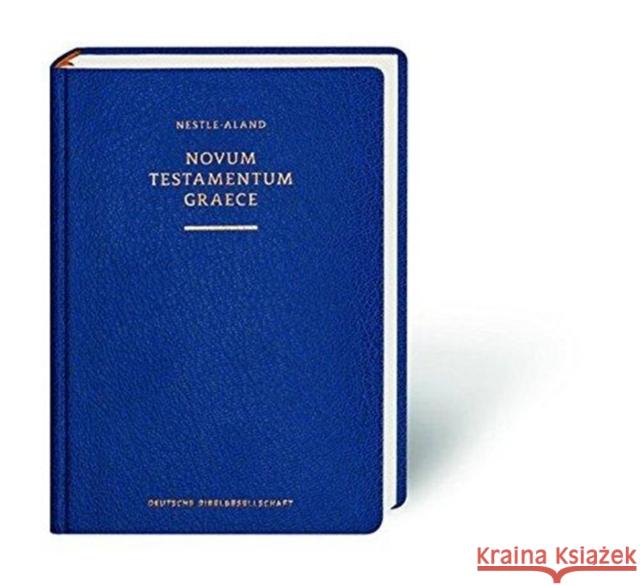 Novum Testamentum Graece-FL German Bible Society 9783438051400 Deutsche Bibelgesellschaft