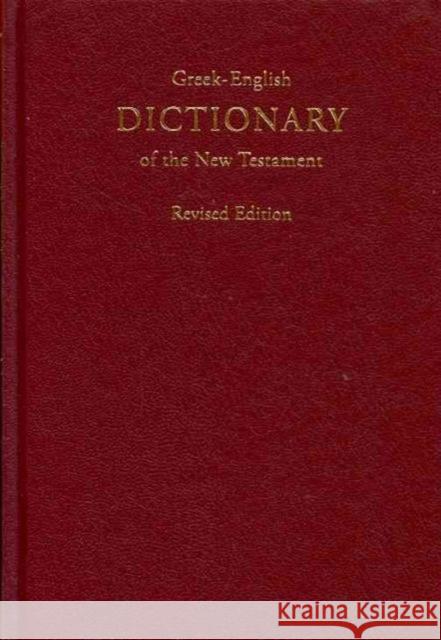 Greek-English Dictionary of the New Testament Barclay Newman 9783438060198