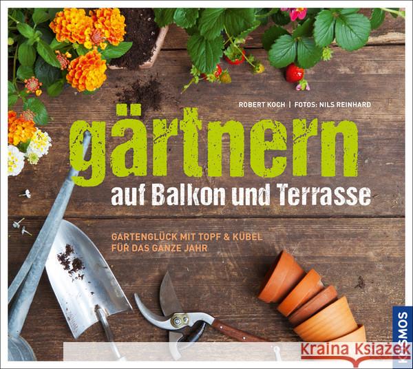 Gärtnern auf Balkon und Terrasse : Gartenglück mit Topf und Kübel für das ganze Jahr Koch, Robert 9783440108437 Kosmos (Franckh-Kosmos)