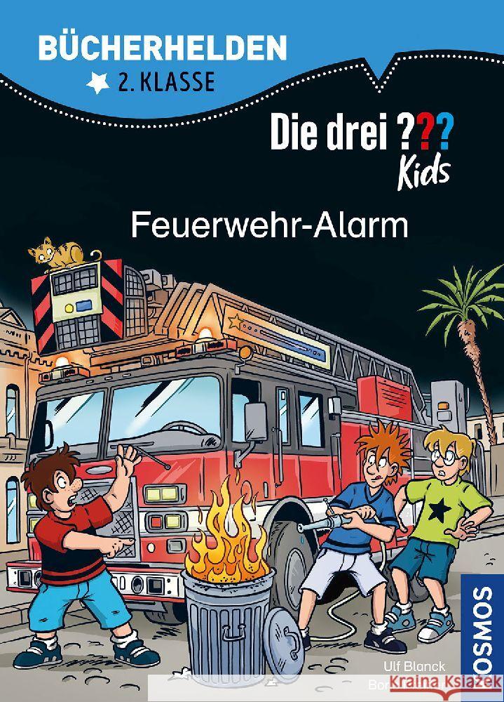 Die drei ??? Kids, Bücherhelden 2. Klasse, Feuerwehr-Alarm Blanck, Ulf, Pfeiffer, Boris 9783440175040 Kosmos (Franckh-Kosmos)