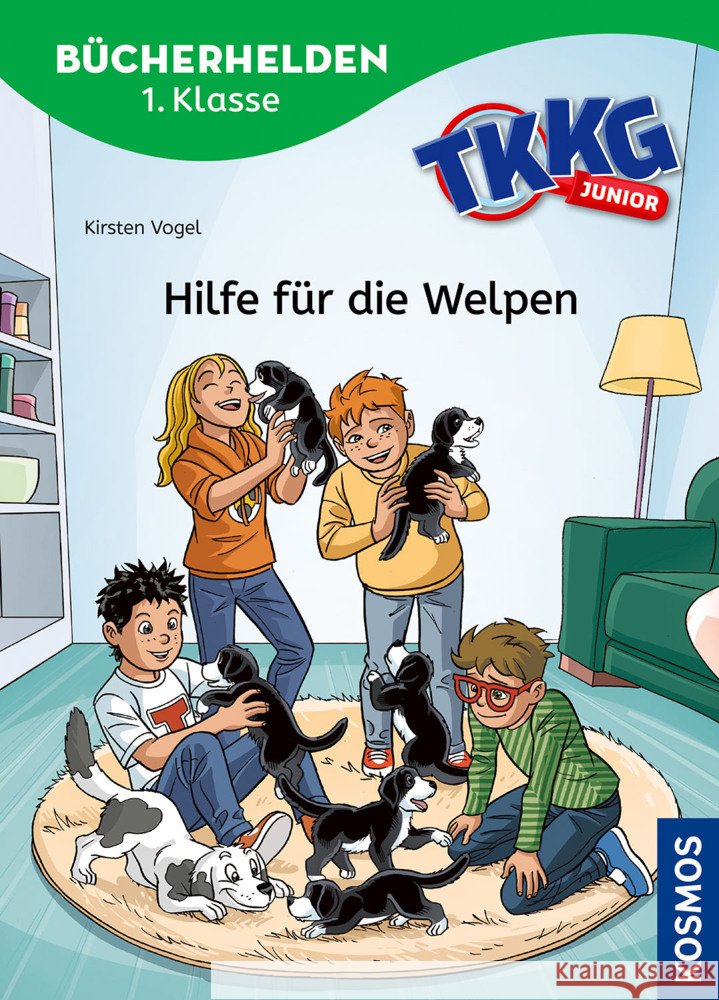 TKKG Junior, Bücherhelden 1. Klasse, Hilfe für die Welpen Vogel, Kirsten 9783440176252 Kosmos (Franckh-Kosmos)