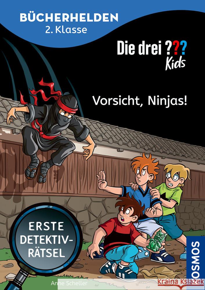 Die drei ??? Kids, Bücherhelden 2. Klasse, Vorsicht, Ninjas! Scheller, Anne 9783440179475