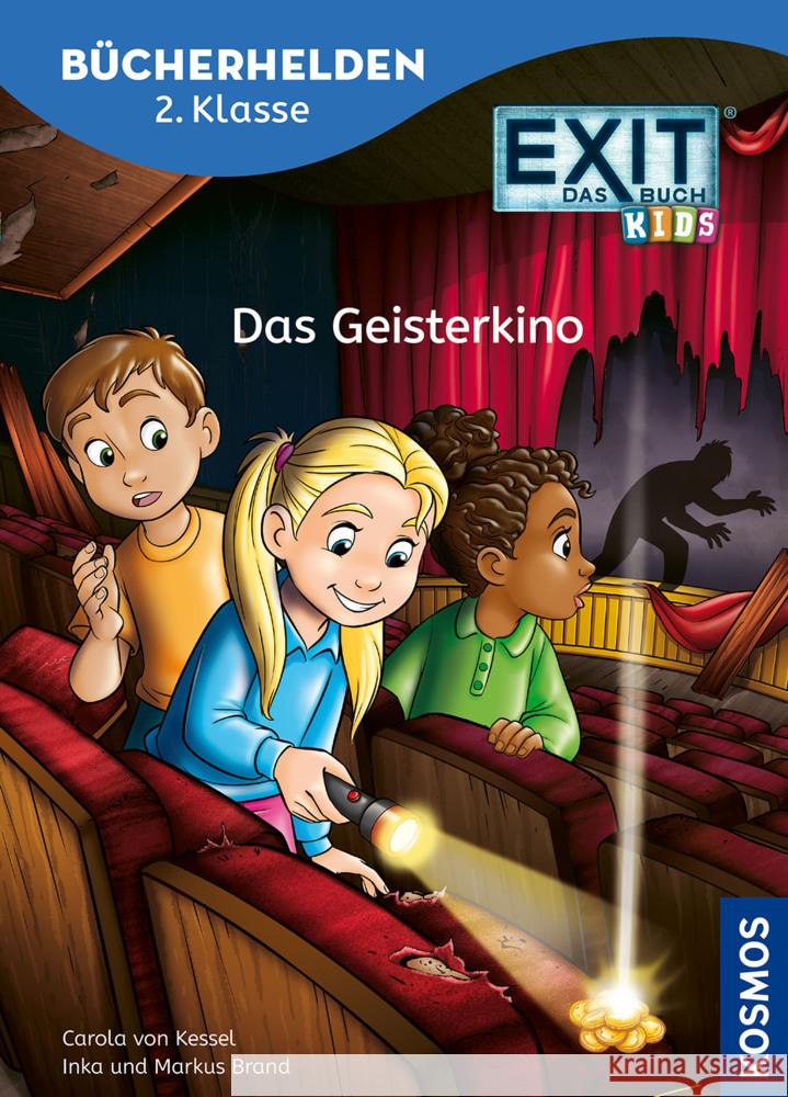 EXIT® - Das Buch, Bücherhelden 2. Klasse, Das Geisterkino Kessel, Carola von, Brand, Inka, Brand, Markus 9783440180174 Kosmos (Franckh-Kosmos)