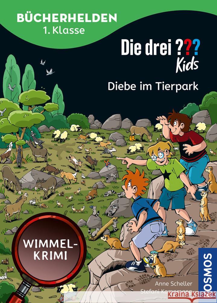 Die drei ??? Kids, Bücherhelden 1. Klasse, Diebe im Tierpark Scheller, Anne 9783440180747