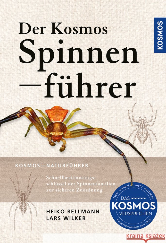 Der Kosmos Spinnenführer Bellmann, Heiko, Wilker, Lars 9783440181720