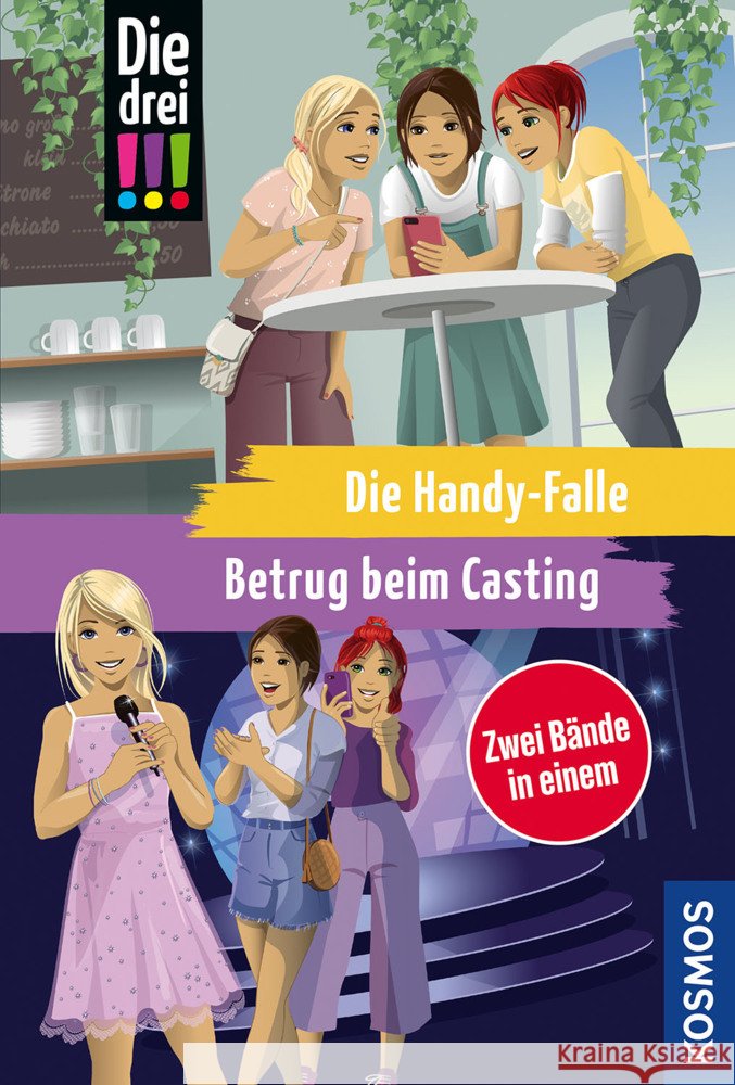 Die drei !!!, Die Handy-Falle / Betrug beim Casting (Doppelband) Wich, Henriette, Vogel, Maja von 9783440182925 Kosmos (Franckh-Kosmos)