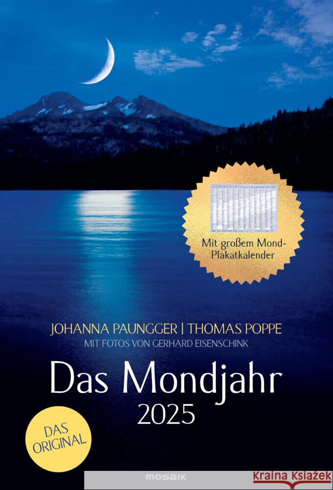 Das Mondjahr 2025 - Wand-Spiralkalender Paungger, Johanna, Poppe, Thomas 9783442319817 Mosaik