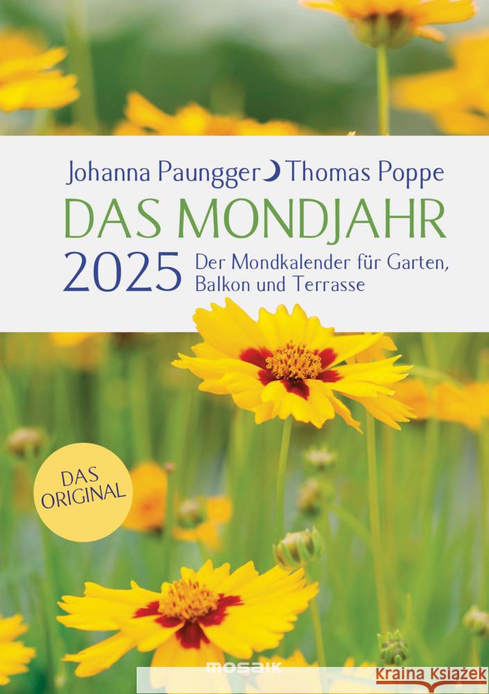 Das Mondjahr 2025 - Garten-Spiralkalender Paungger, Johanna, Poppe, Thomas 9783442319893 Mosaik